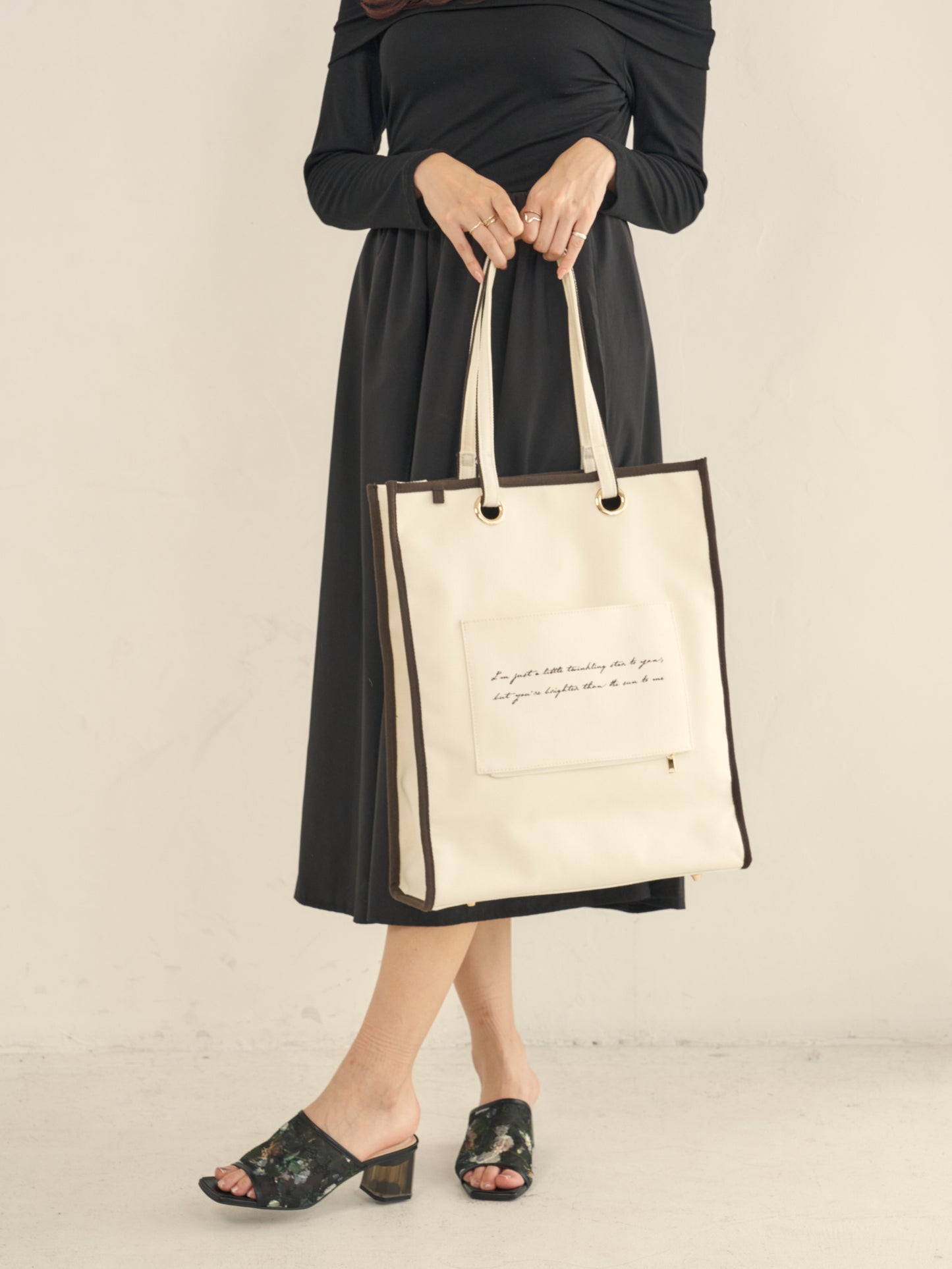 multi-way canvas tote bag【かれんあははプロデュース】