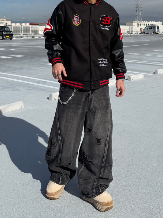 ダメージデザインデニムパンツ DPB90140