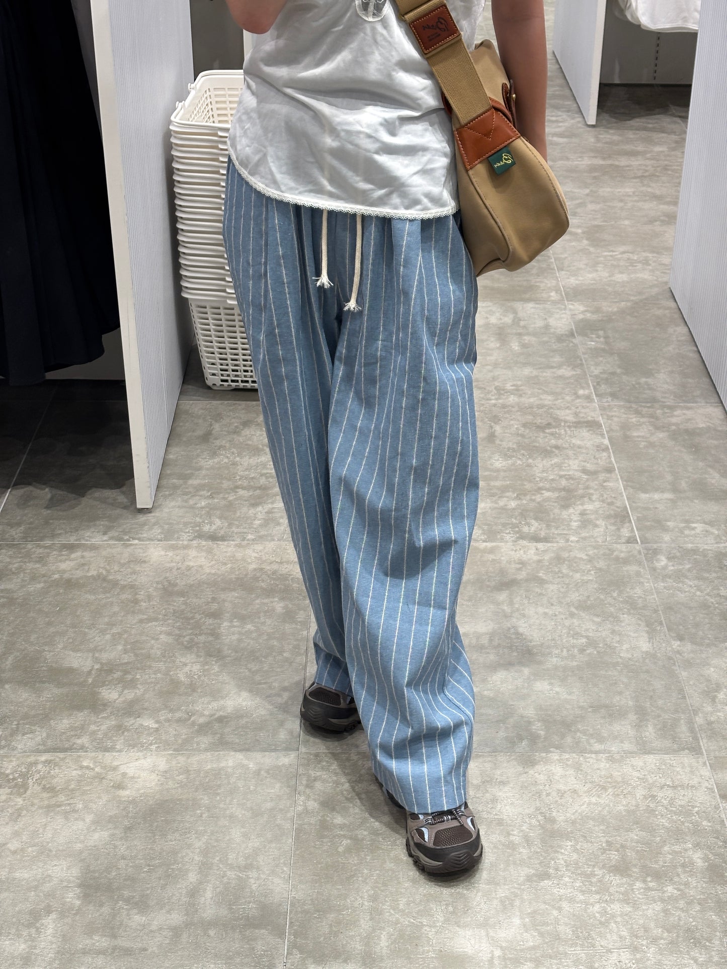 ワイドストライプパンツ DPB84215