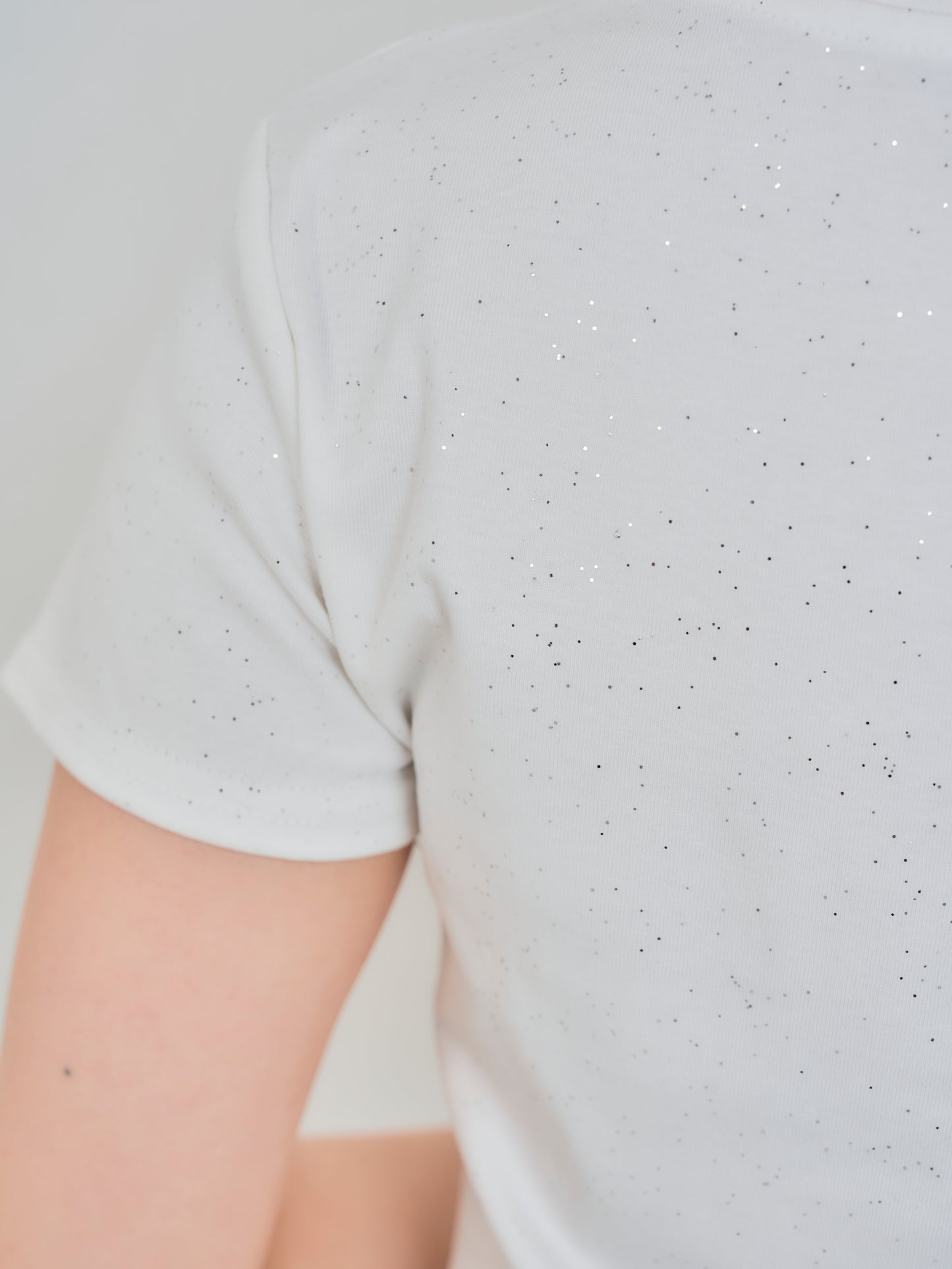 パールリボンラメTシャツ DPB75031