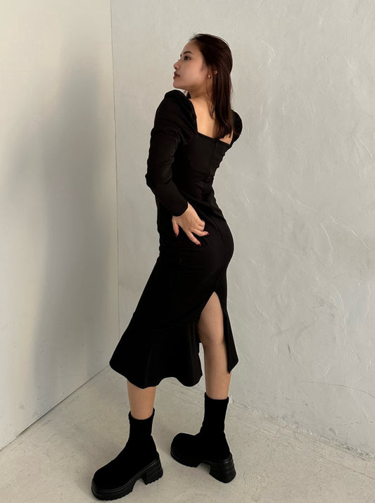 ブラックドレスチックワンピース DPB47197