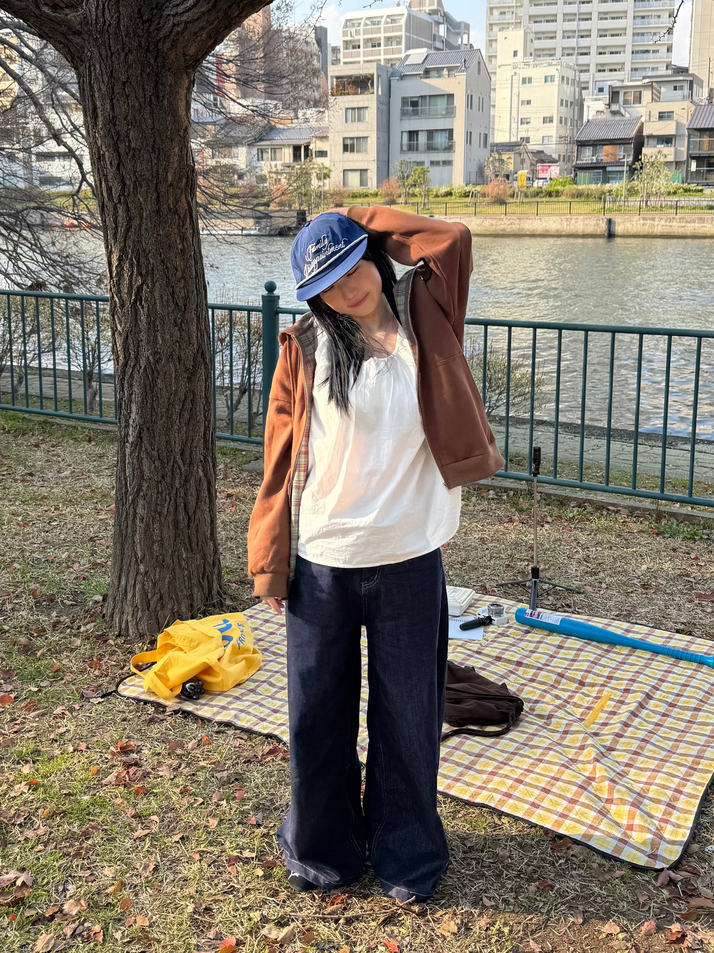 バックサイドチェックパーカー DPB85016