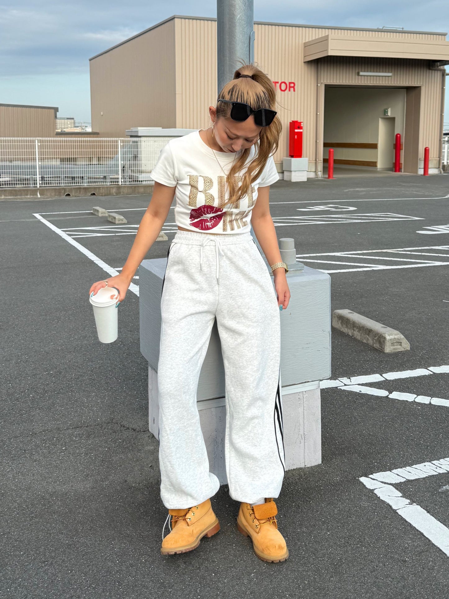 リッププリントTシャツ DPB73386