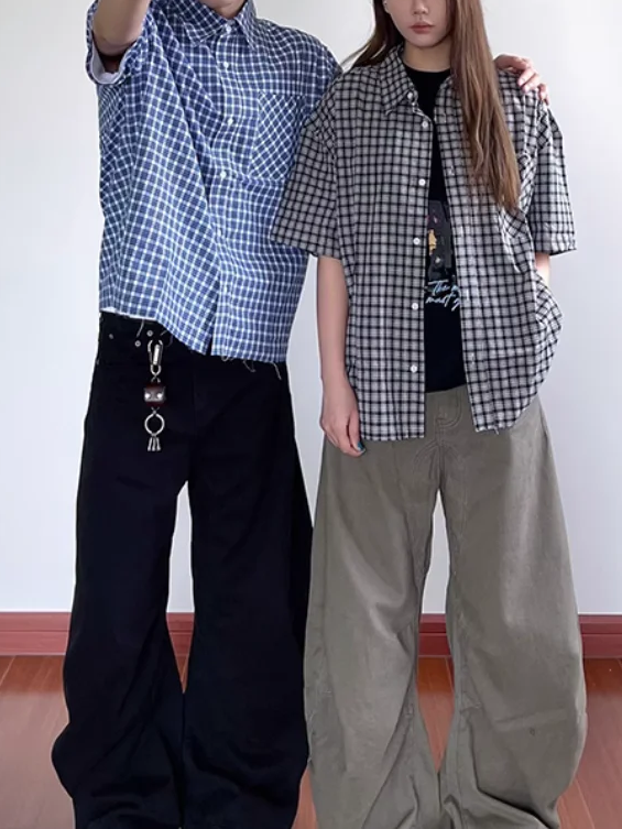 ユニセックスチェックシャツ DPB71778