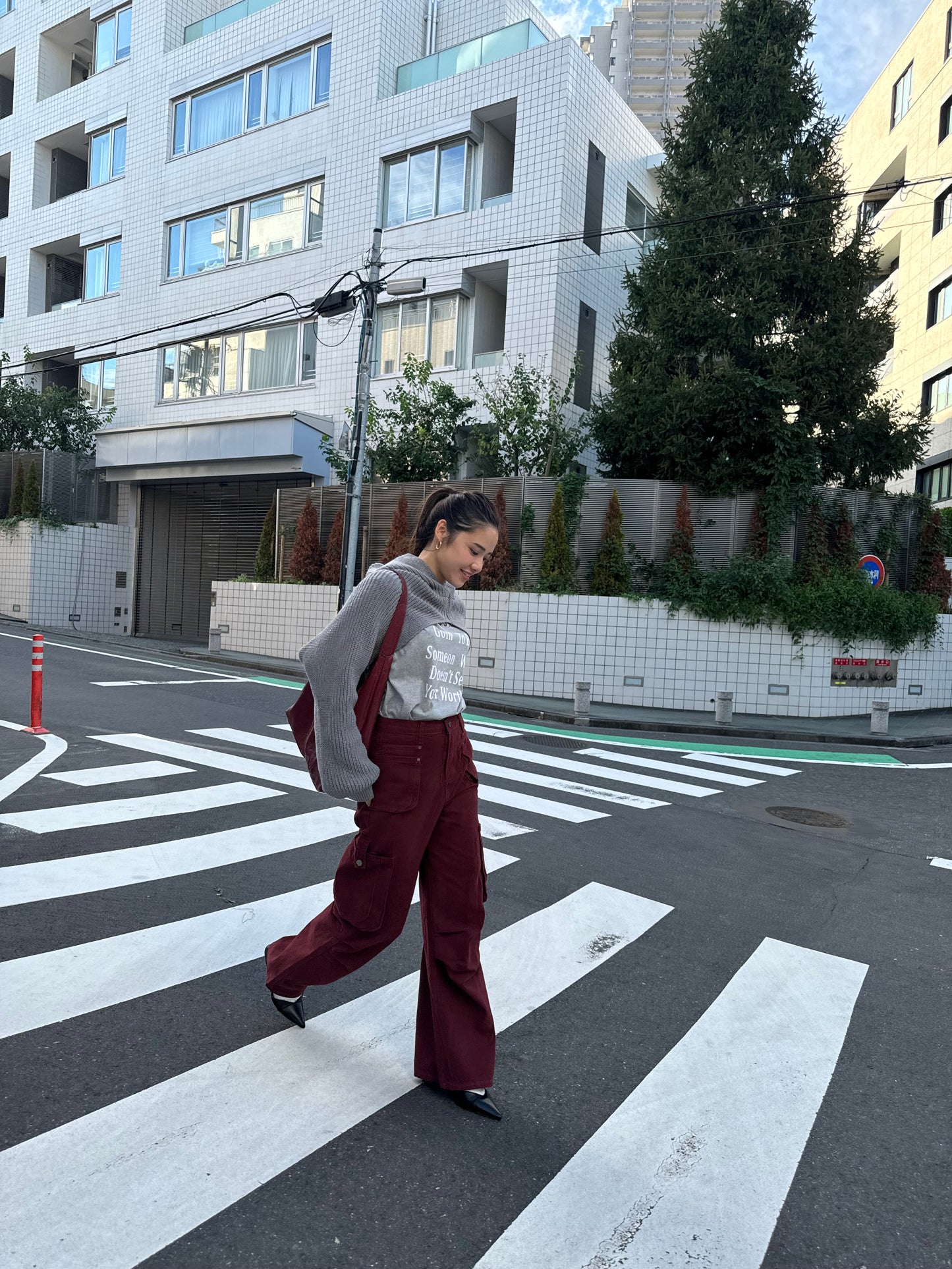 ワイドレッドカーゴパンツ DPB47334