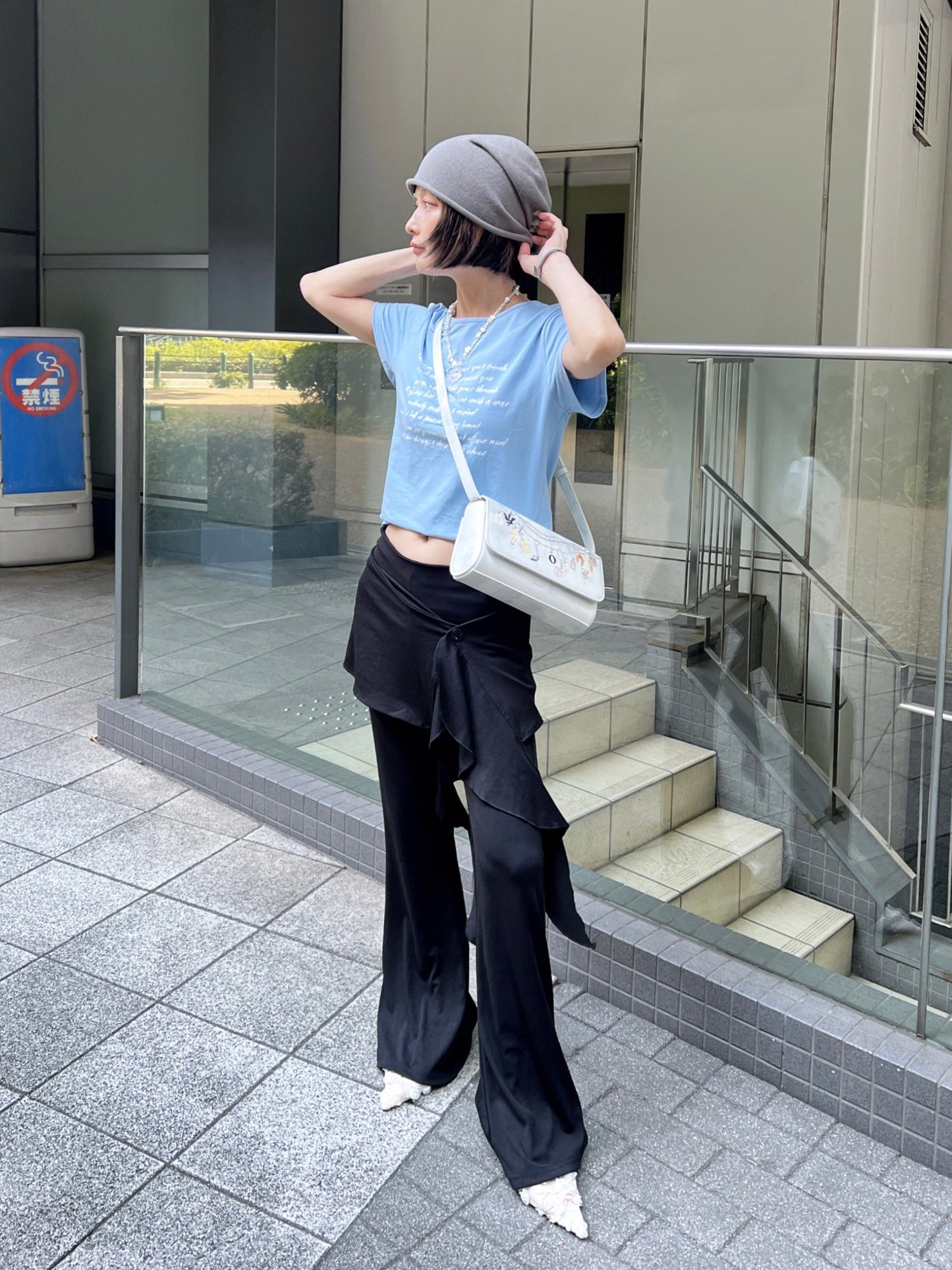 スカートレイヤードフレアパンツ DPB79163