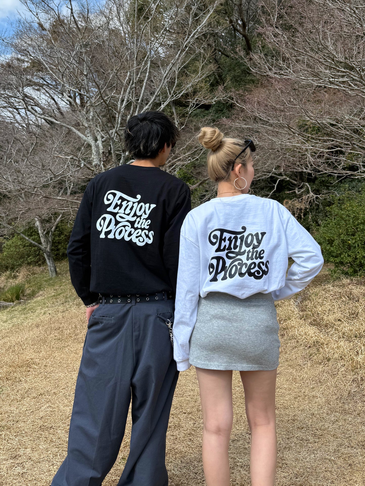 ユニセックスロゴロングスリーブTシャツ DPB73254