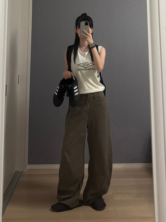 ダークブラウンバルーンパンツ DPB88069