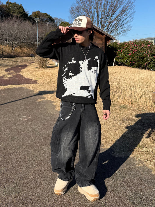 フェイスデザインニット DPB90113