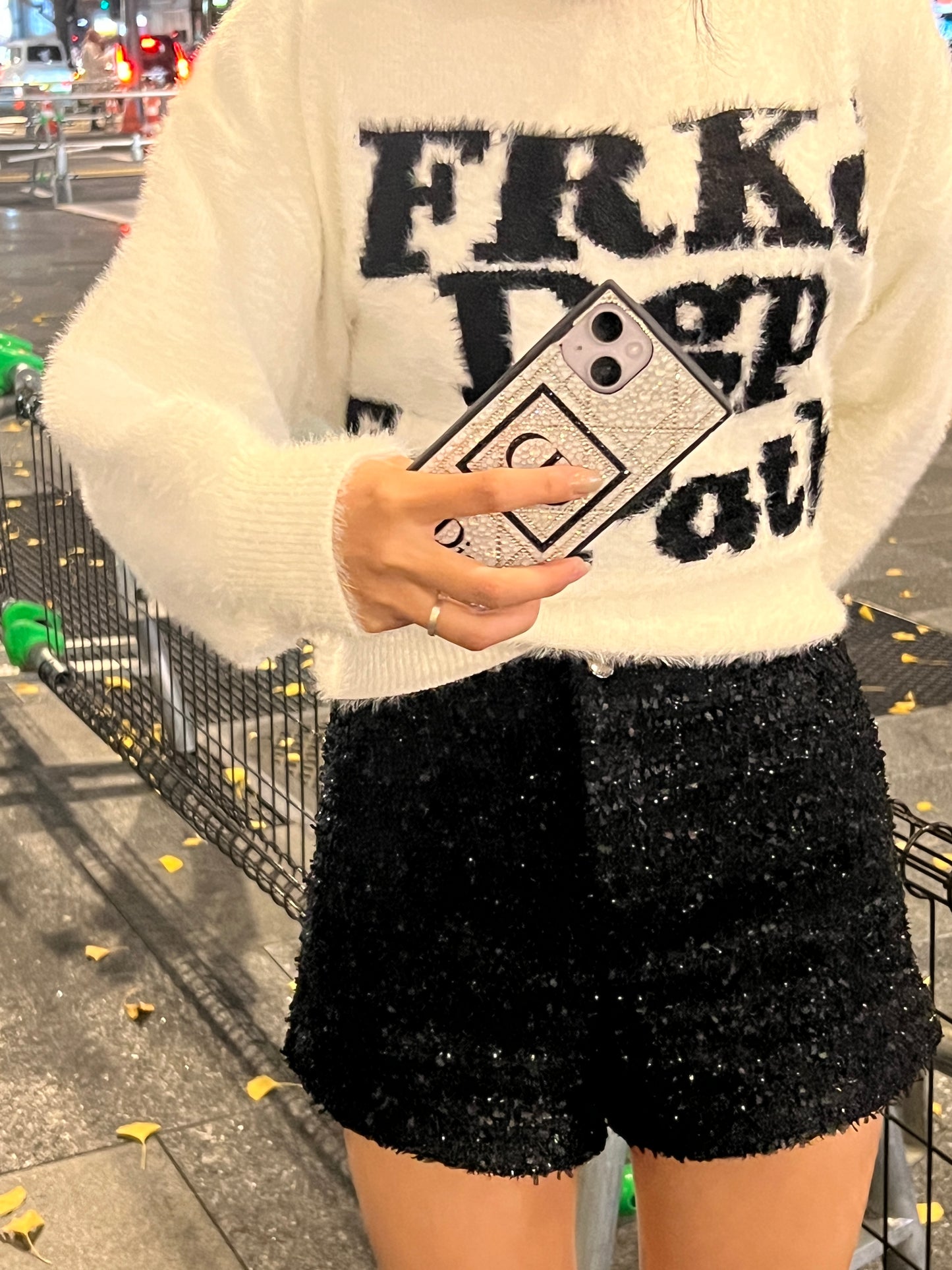 ツイードハイウエストパンツ DPB69025