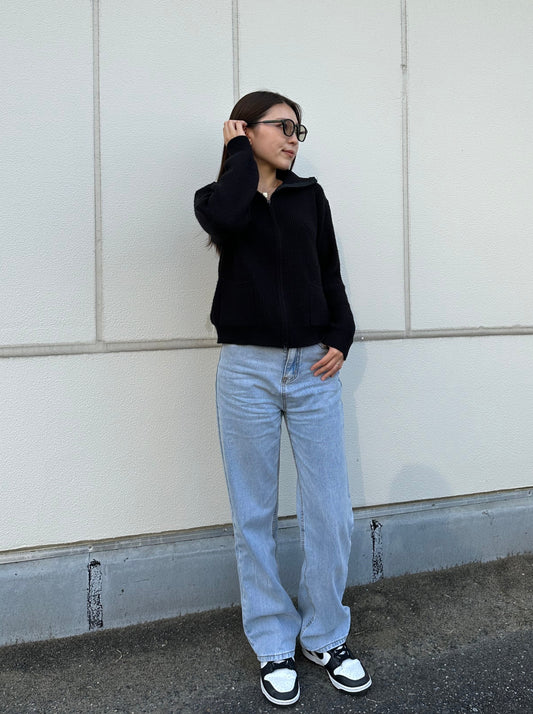 ポッケ付きジップトップス DPA30283