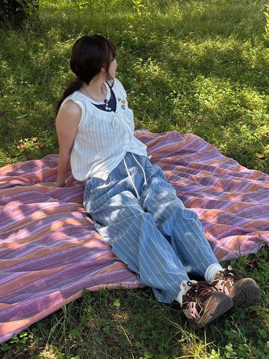 ワイドストライプパンツ DPB84215