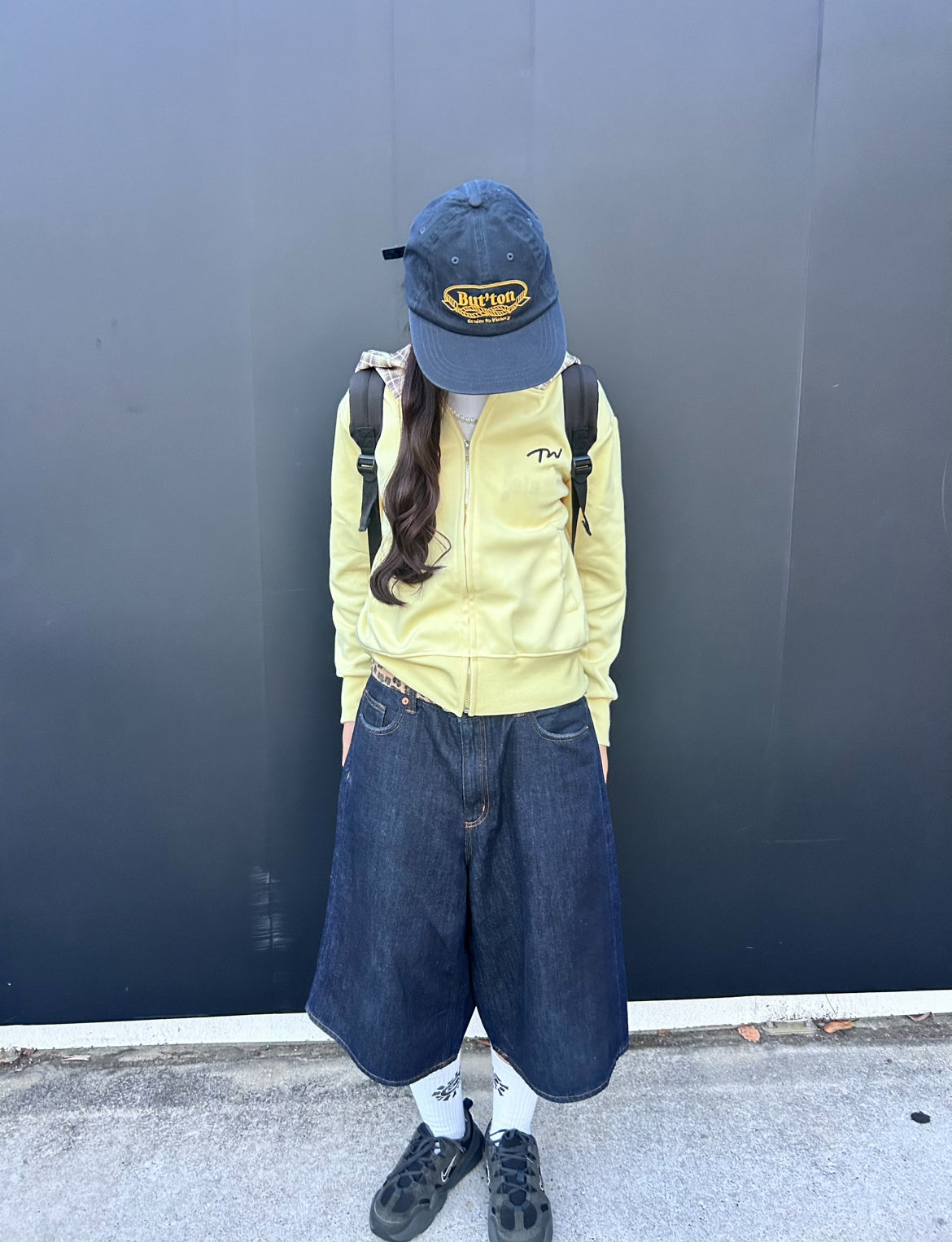 イエローチェックパーカー DPB92007