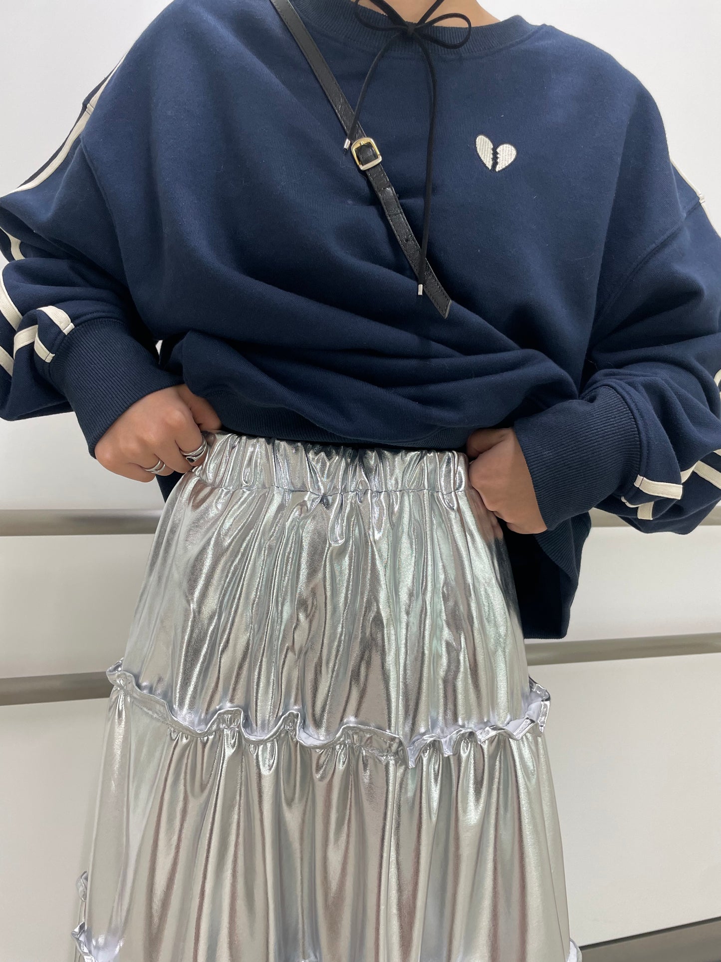 シルバーティアードスカート DPB64098