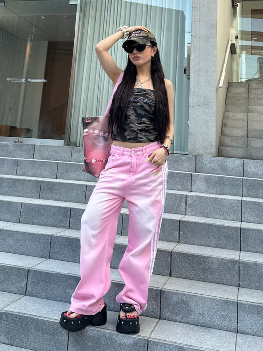 サイドラインバギーデニムパンツ DPB86078