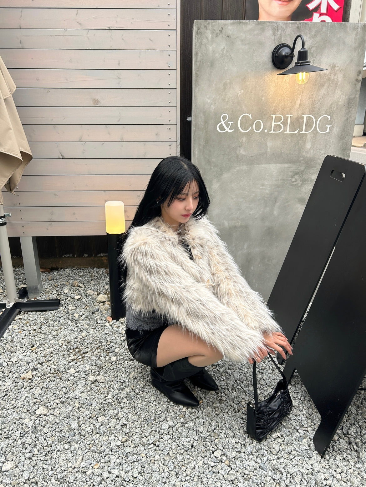 レザーヒールブーツ DPB69051