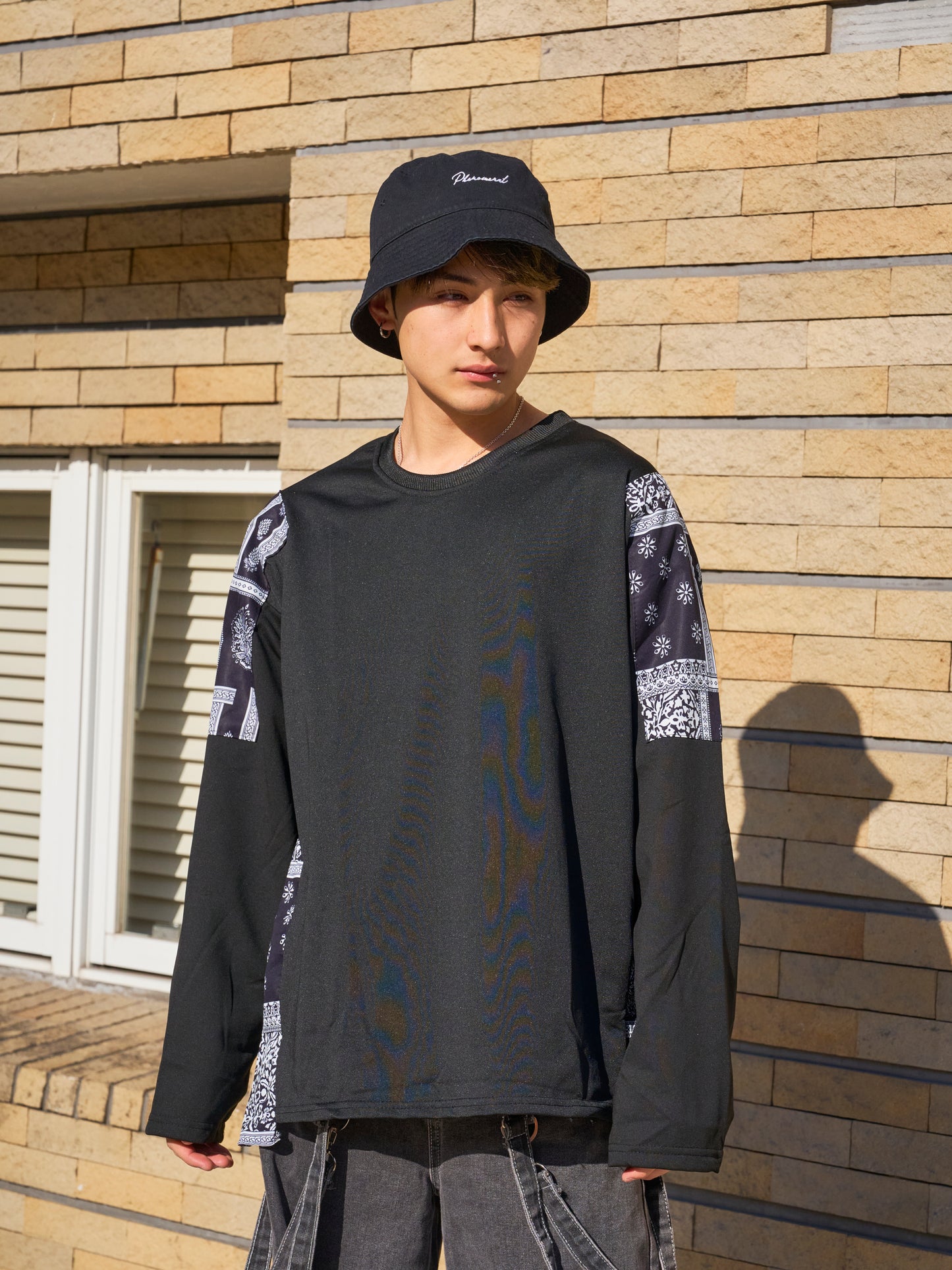 ペイズリーデザインTシャツ SPA08022