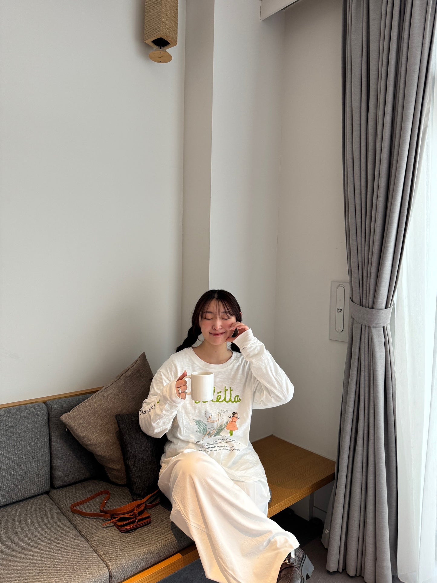 イラストプリントロングTシャツ DPB78131