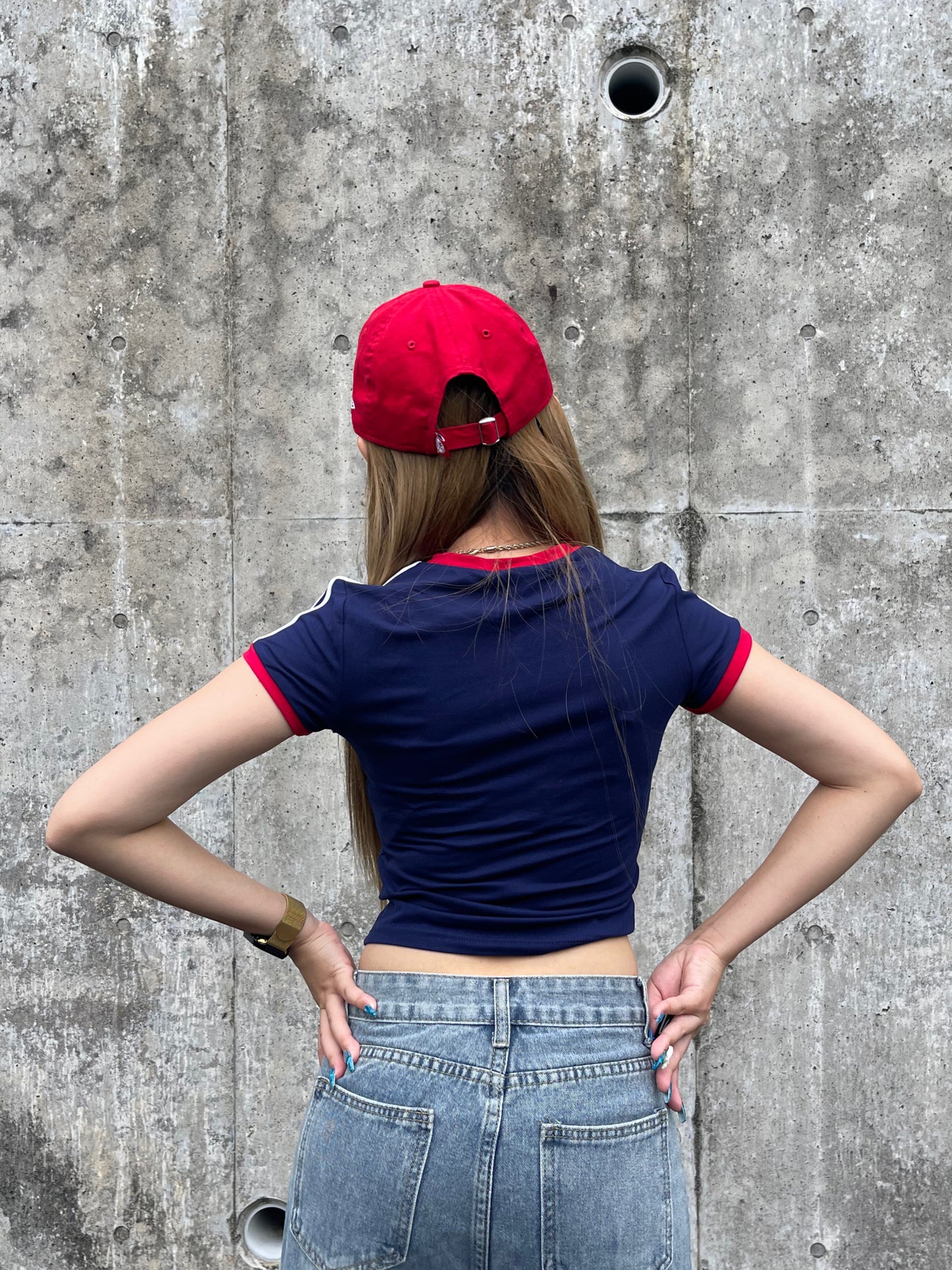 クロップドスポーツTシャツ DPB73097