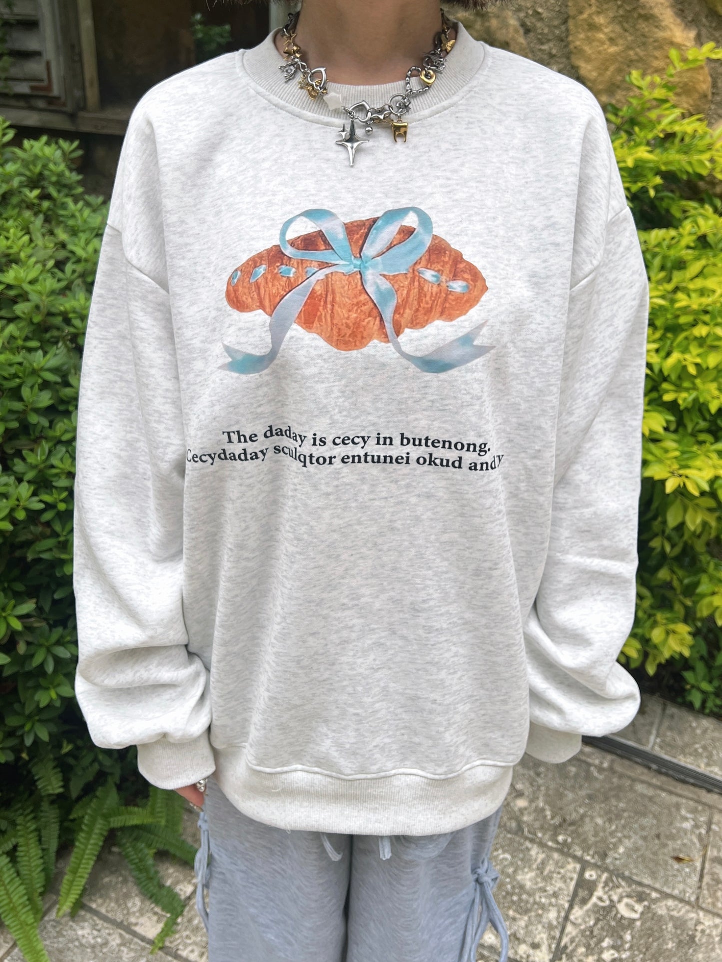 クロワッサンリボンスウェット DPB79210