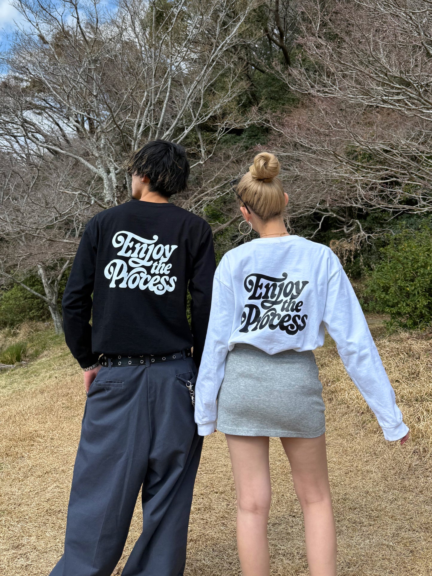 ユニセックスロゴロングスリーブTシャツ DPB73254