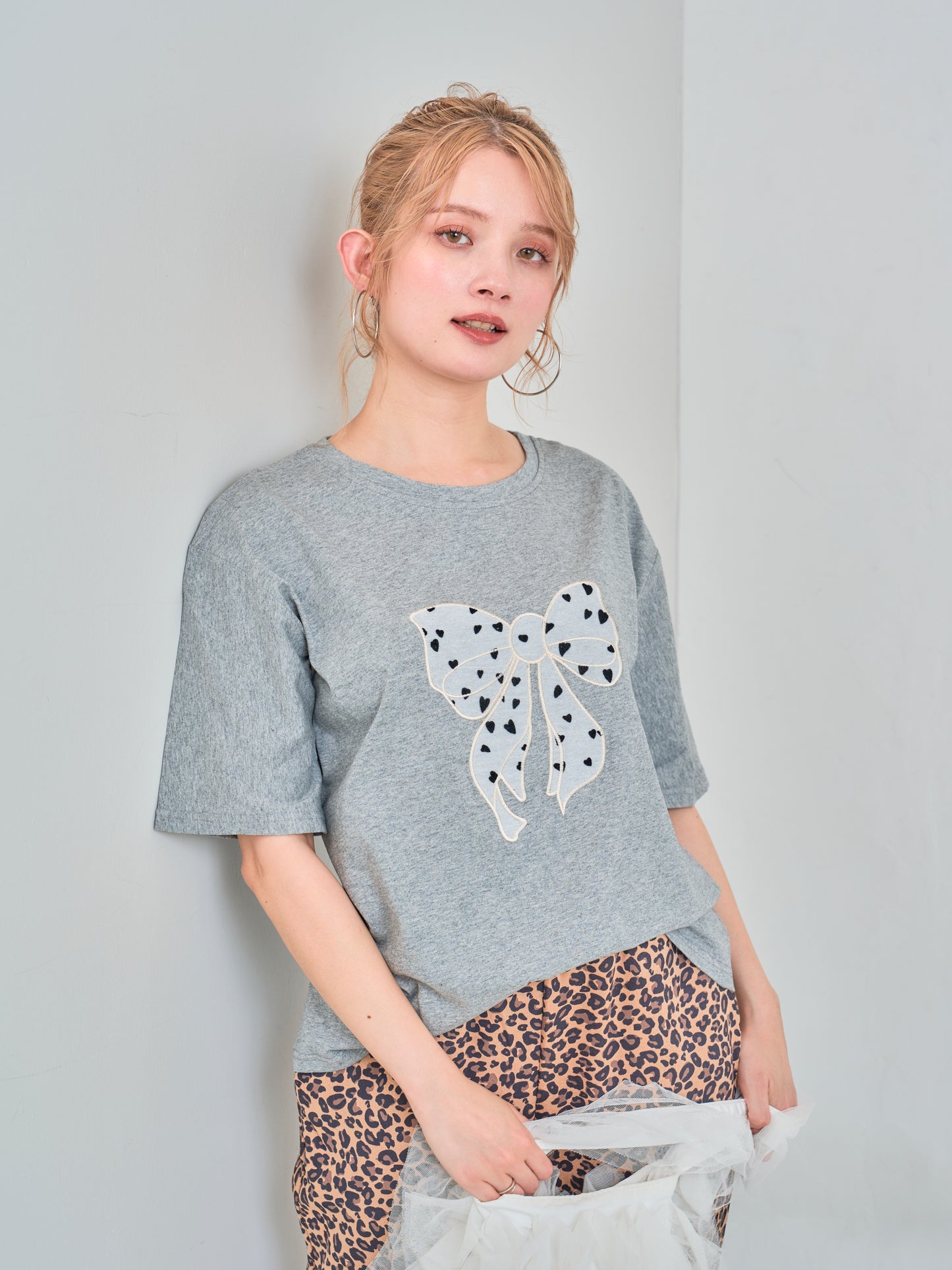 ハートリボンTシャツ DPB75068