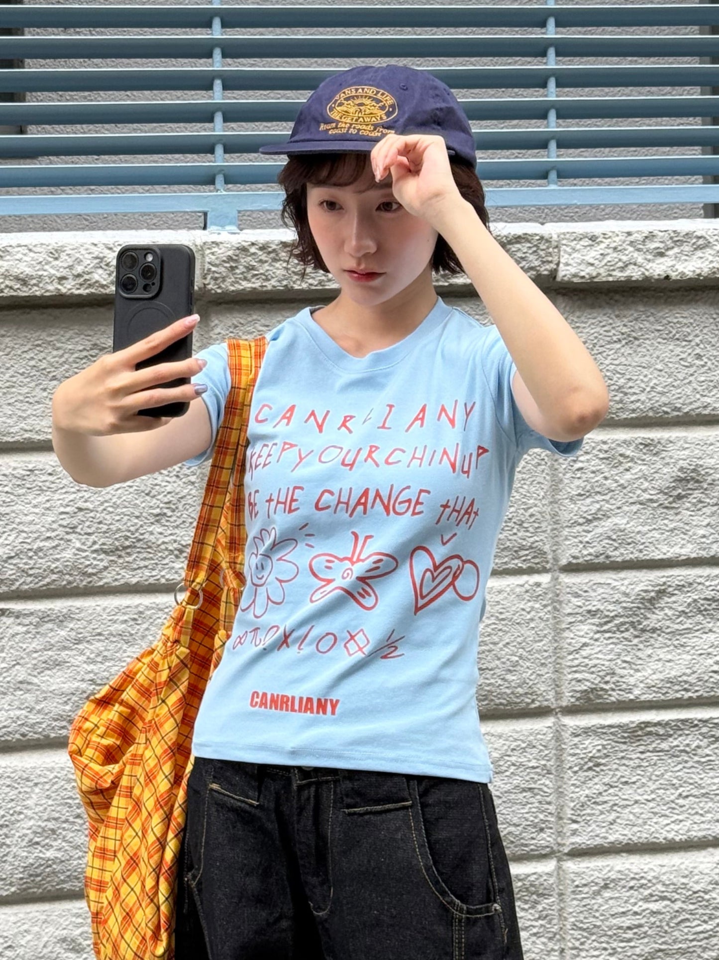 スマイリーフラワーTシャツ DPB91002
