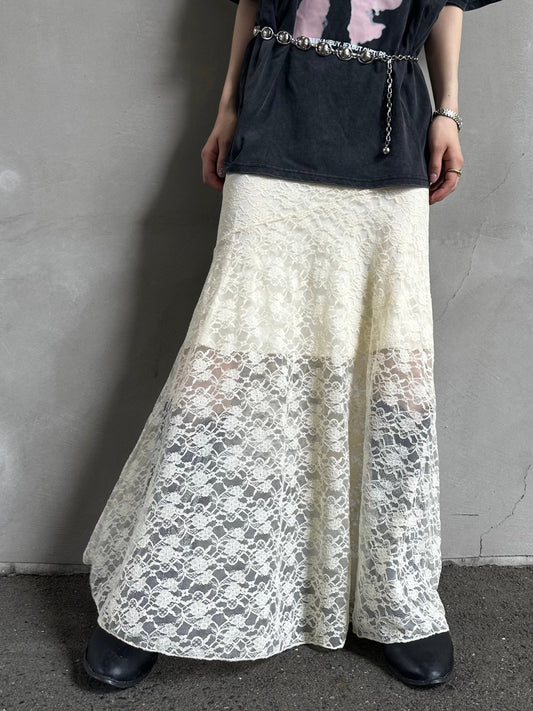 レースロングスカート DPB26305