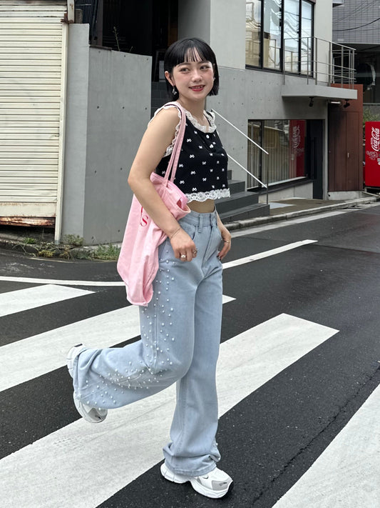 サイドパールデニムパンツ DPB76035