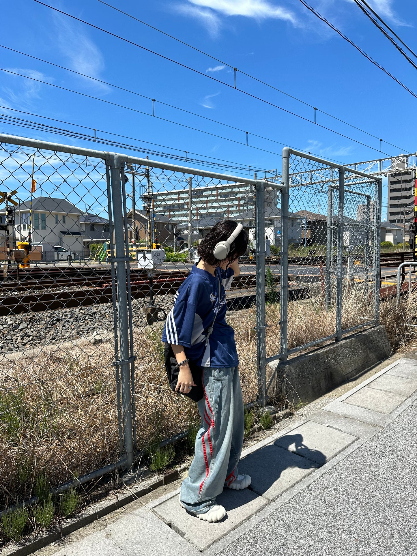 ラインデニムパンツ DPB70120