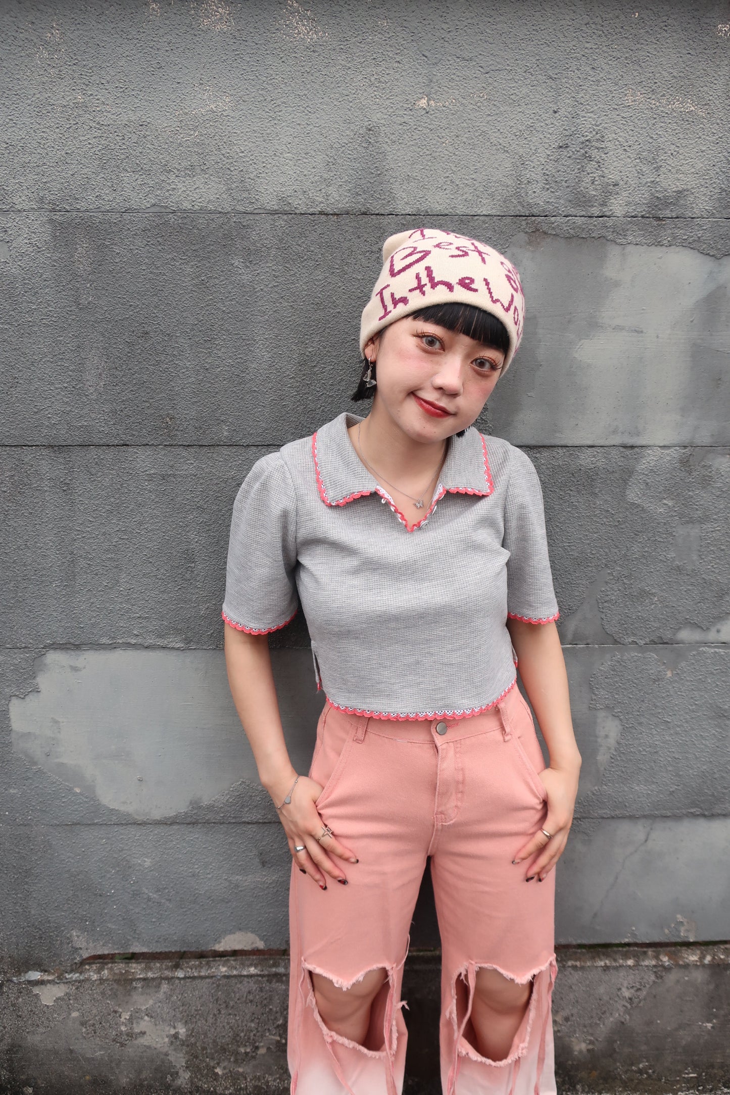 バイカラーポロシャツ DPB76026