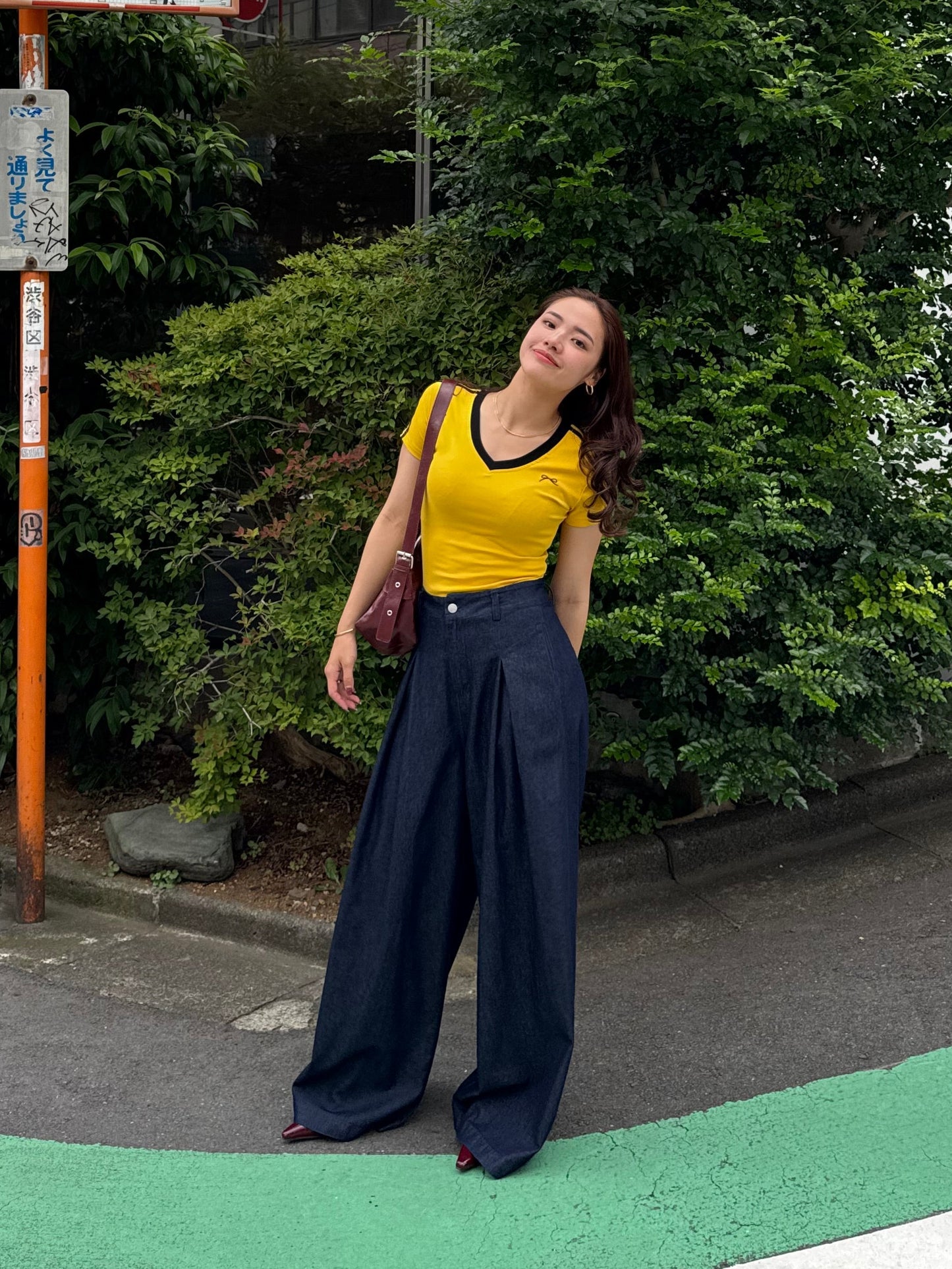 フロントタックデニムパンツ DPB47426