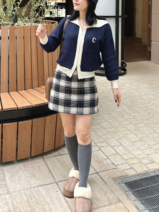 ダブルジップカーディガン CPA22135