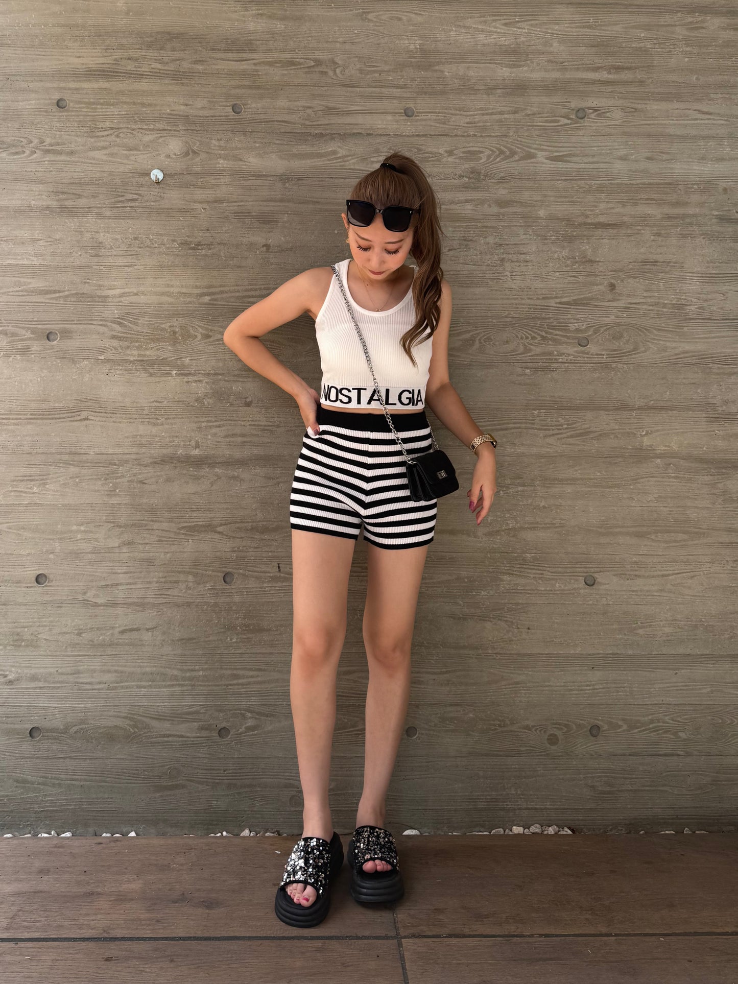 ボーダーショートパンツ DPB73023