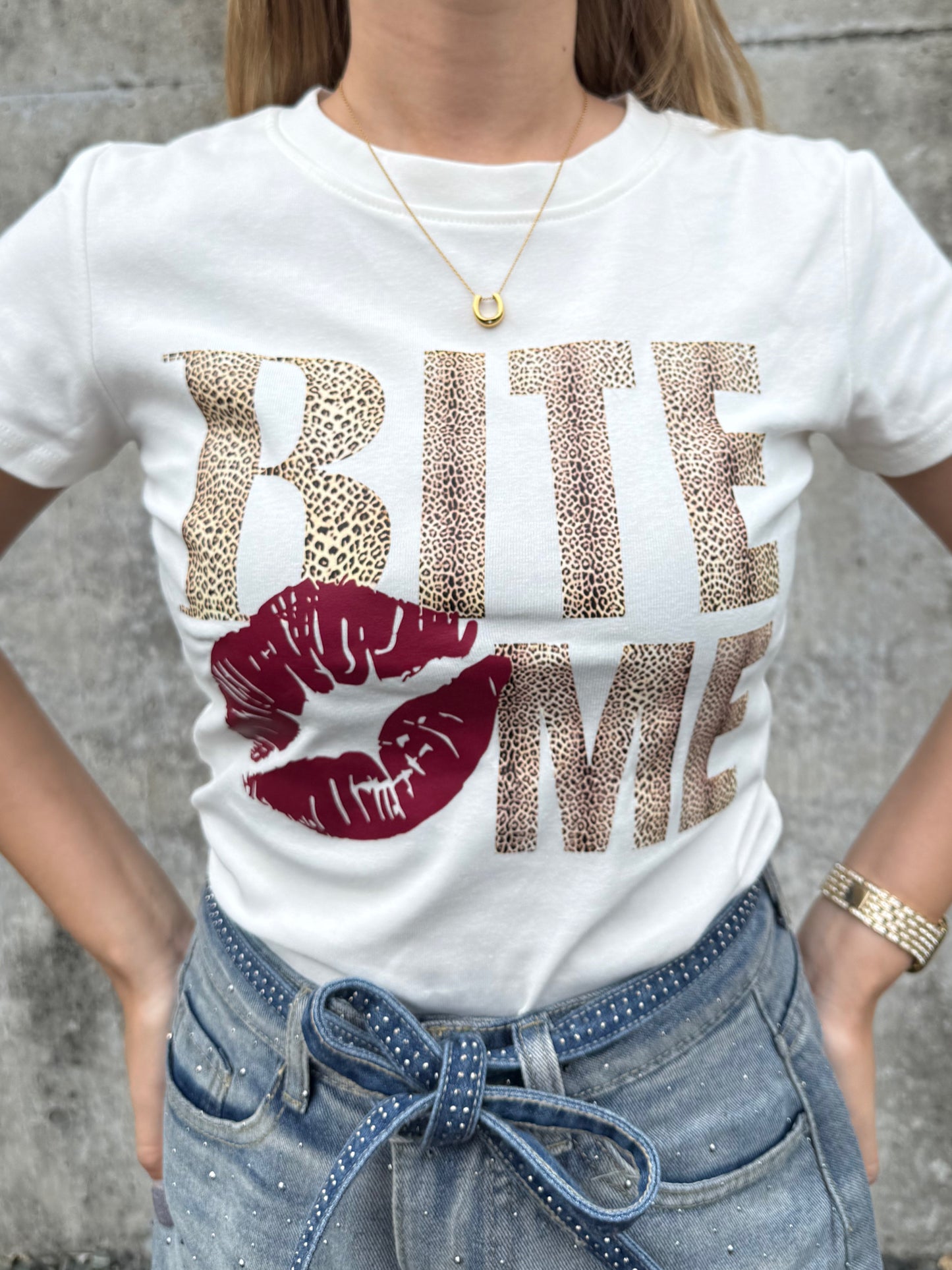 リッププリントTシャツ DPB73386
