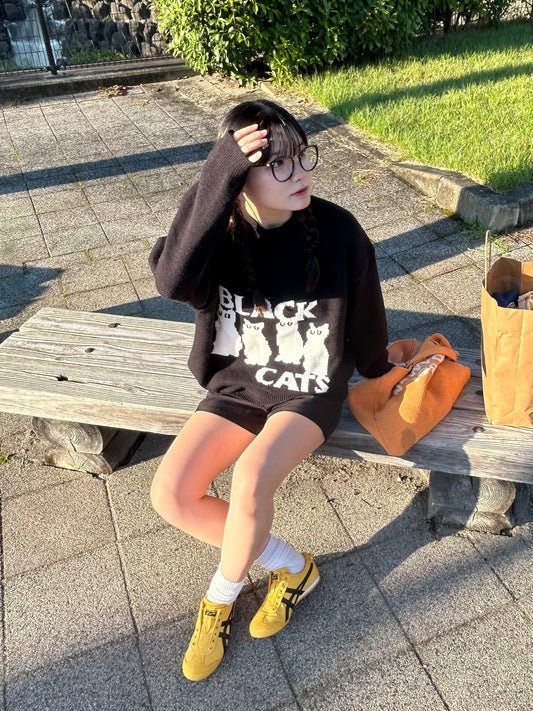 キャットブラックニット DPB82018