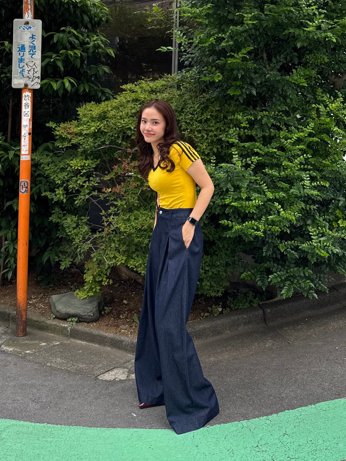 フロントタックデニムパンツ DPB47426