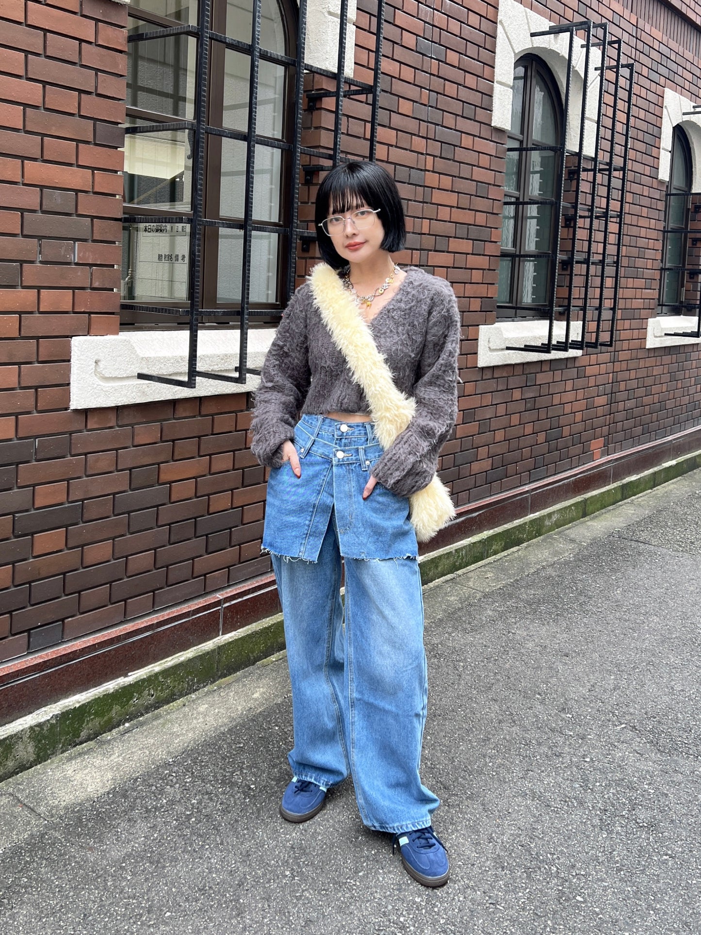 レイヤードデザインデニムパンツ DPB79048