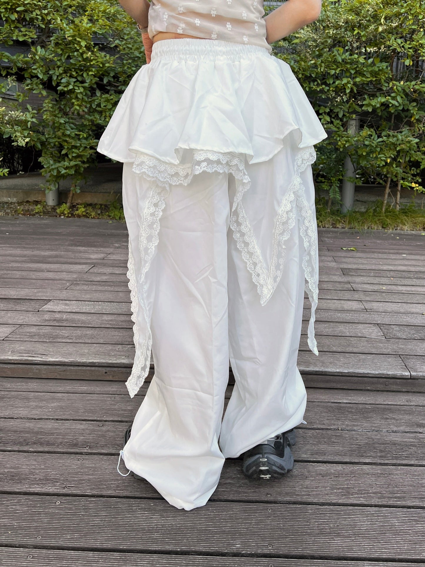 スカートレイヤードワイドカーゴパンツ DPB79172