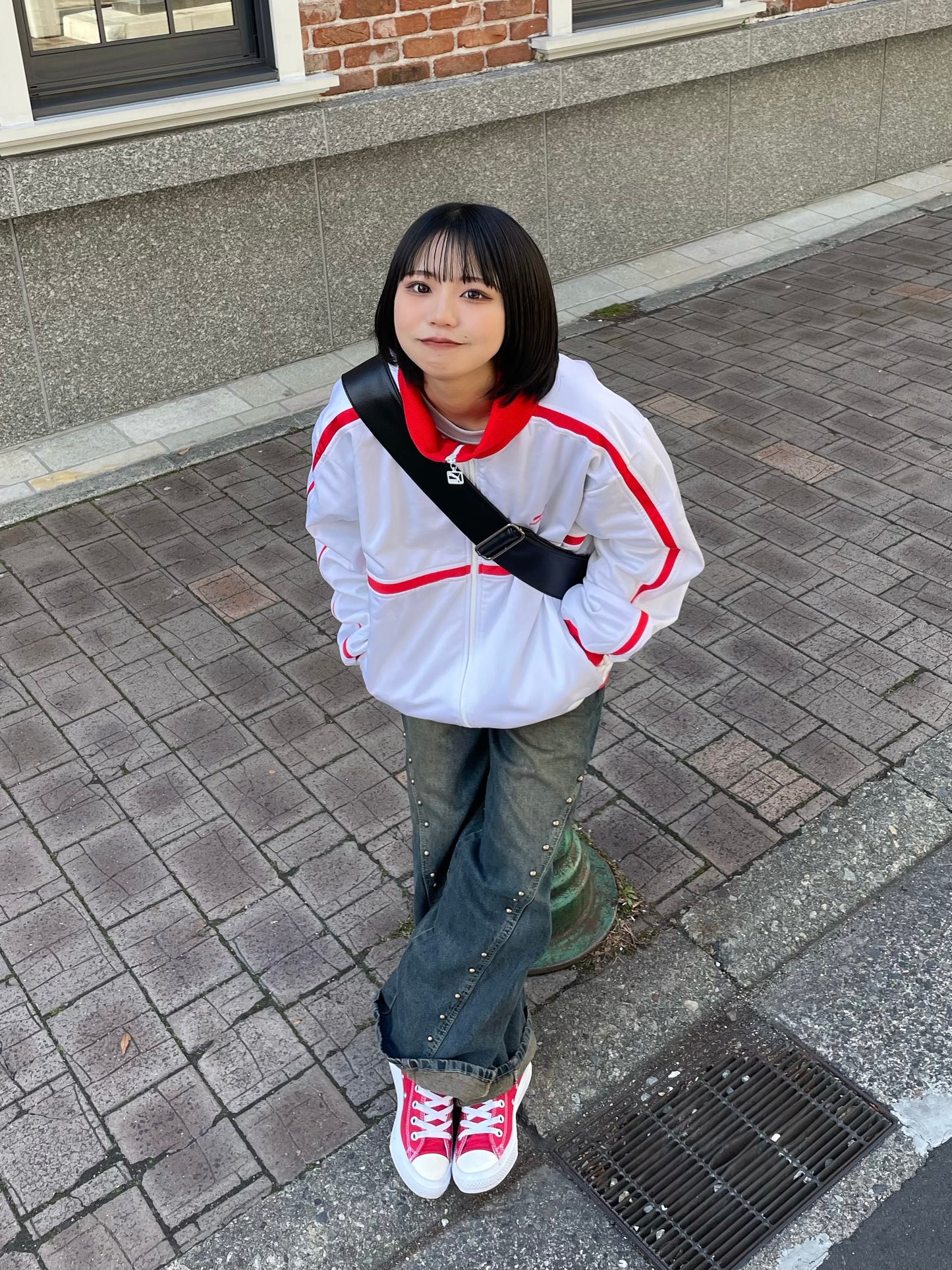 ヴィンテージライクワイドデニムパンツ DPB64069