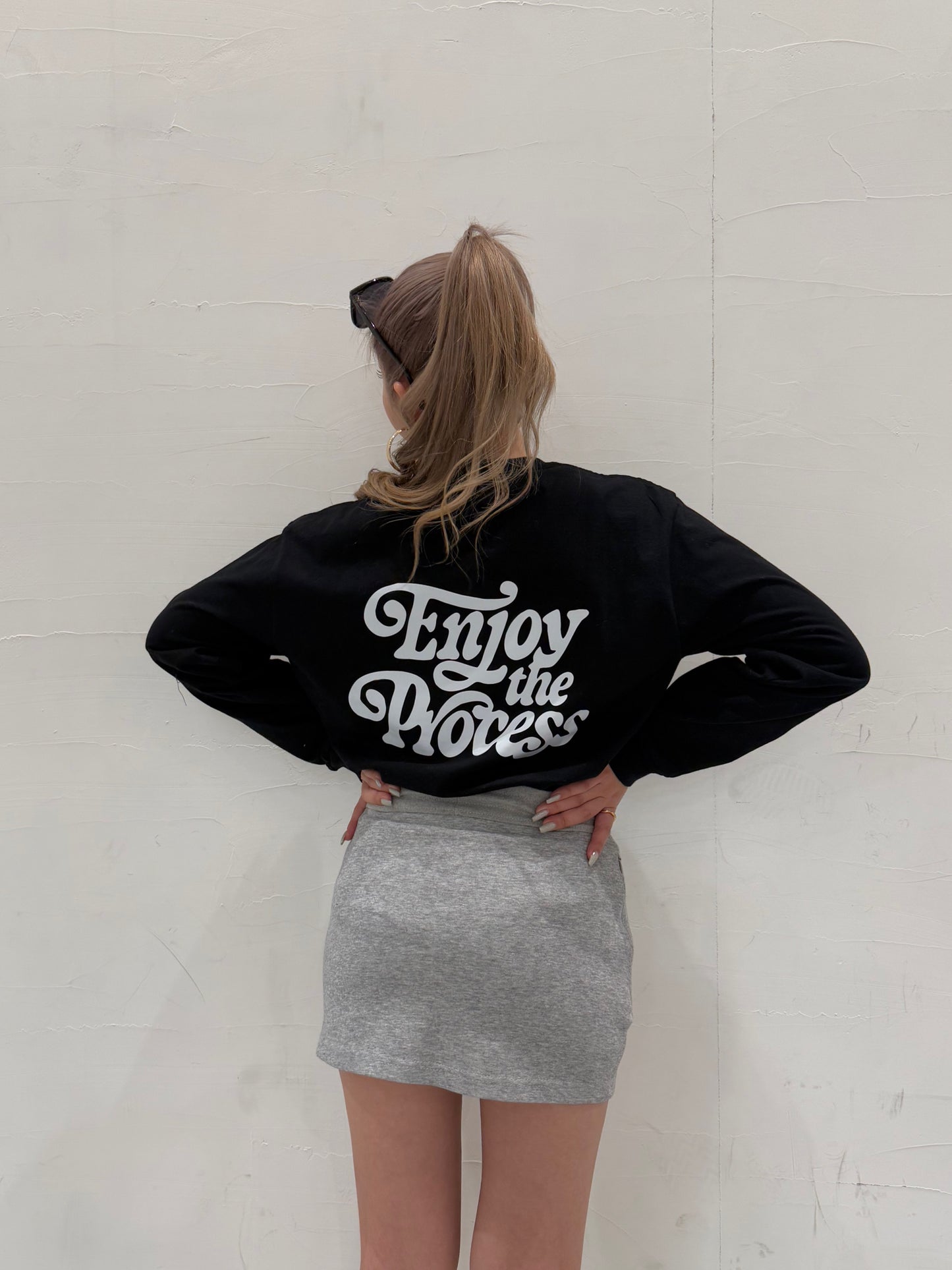 ユニセックスロゴロングスリーブTシャツ DPB73254