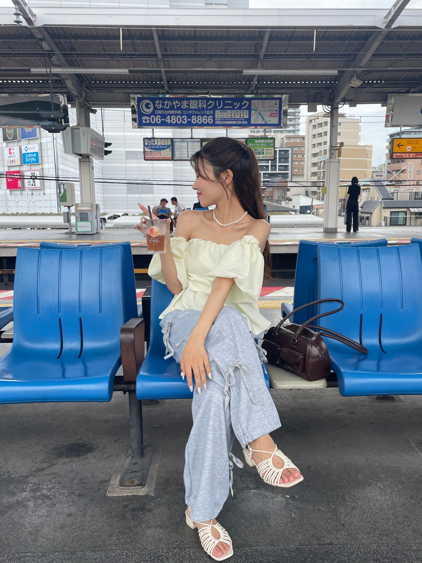 リボンスウェットパンツ DPB80011