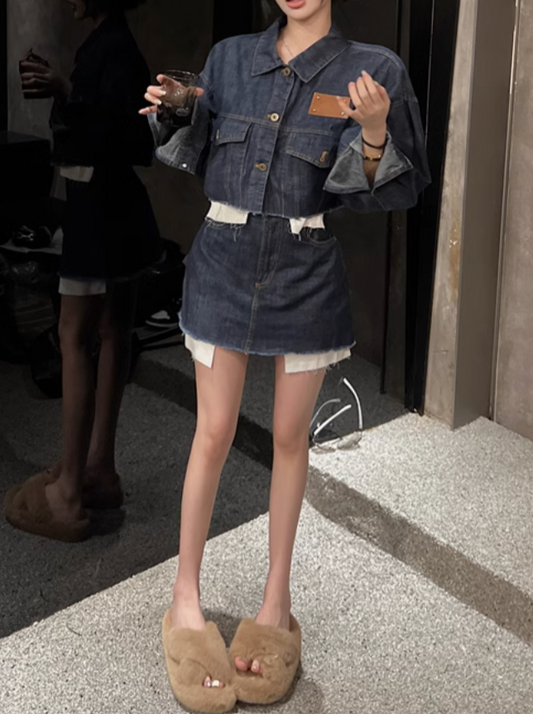 カットアウトデニムジャケット DPB71321