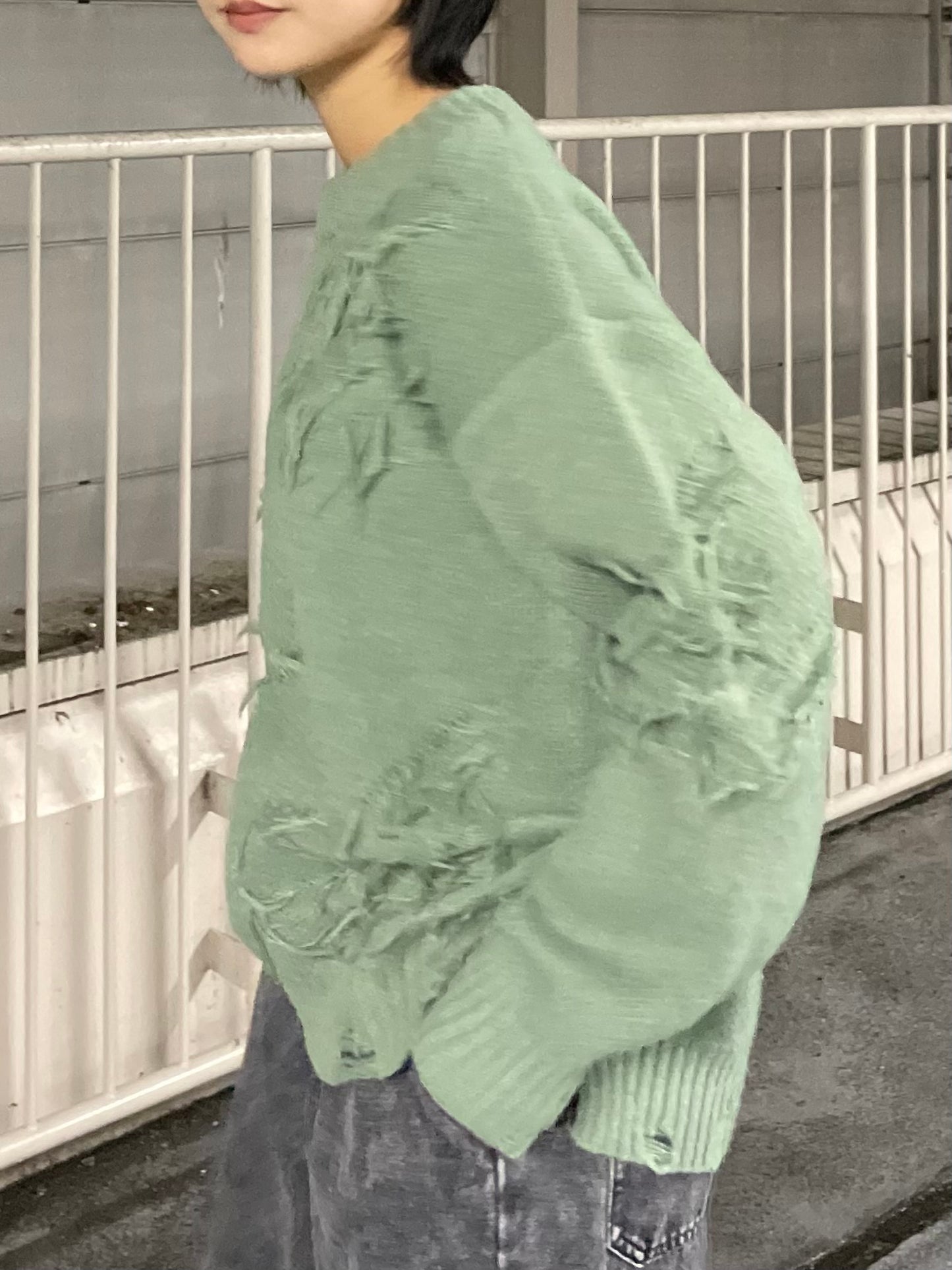 ダメージオーバーニット DPB64050