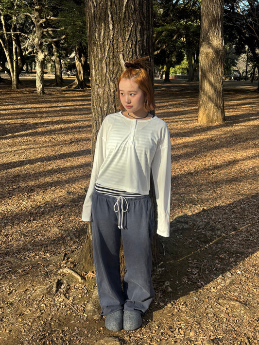 シアーヘンリーネックトップス DPC04030