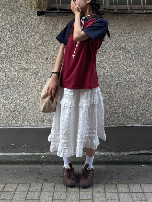 Aラインレーススカート DPB63088