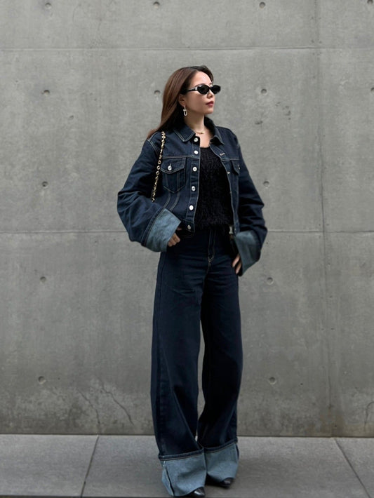 ワイドスリーブデニムジャケット DPB56207