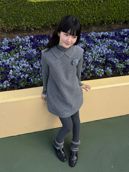 フラワーポイントワンピースセット DPA43726