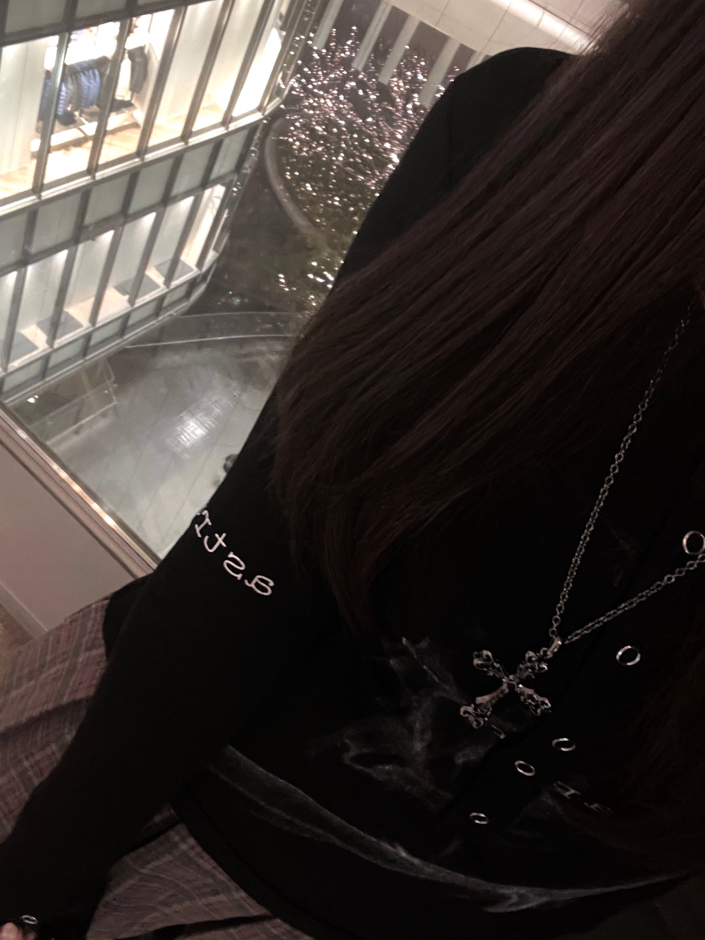 総柄ロングTシャツ DPB74107