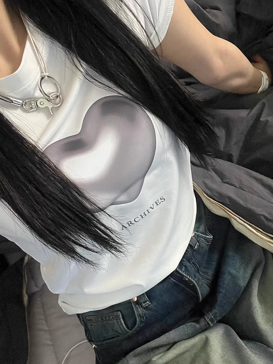ハートプリントTシャツ DPB71687